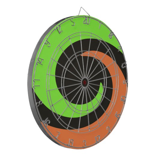 Farbwelle Dartscheibe (Vorderseite Links)