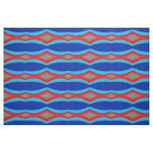 Farbwellen Blau Rot grau Stoff (Fat Quarter (45,7 x 55,9 cm))