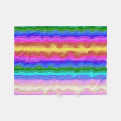 Farbwellen Fleecedecke (Vorderseite (Horizontal))
