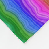 Farbwellen Fleecedecke (Ecke)