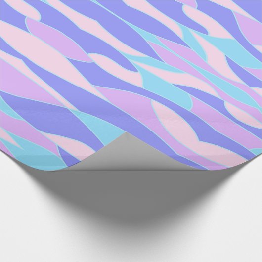 Farbwellen Geschenkpapier (Ecke)