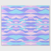 Farbwellen Geschenkpapier (Flach)