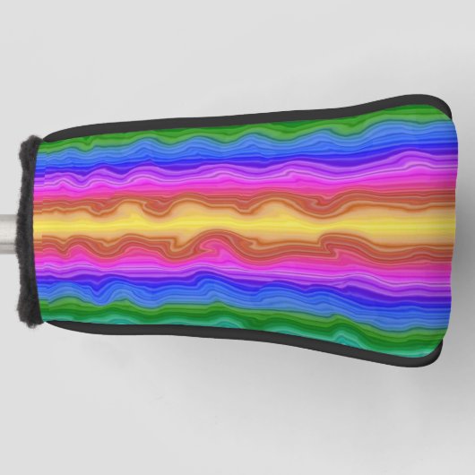 Farbwellen Golf Headcover (Vorderseite)