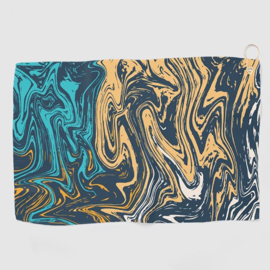 Farbwellen Golfhandtuch (Horizontal)