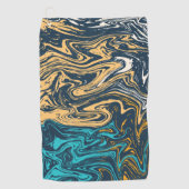 Farbwellen Golfhandtuch (Vorderseite)