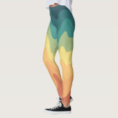 Farbwellen-Horizont Leggings (Links)
