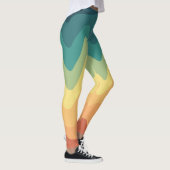 Farbwellen-Horizont Leggings (Rechts)