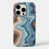 Farbwellen in Abstrakter Kunst Case-Mate iPhone Hülle (Rückseite)