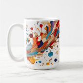 Farbwellen Kaffeetasse (Links)