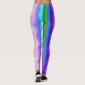 Farbwellen Leggings (Rückseite)