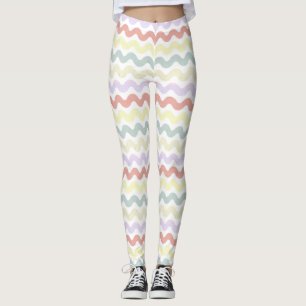 Farbwellen (Pastelle) Leggings