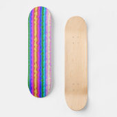 Farbwellen Skateboard (Vorderseite)