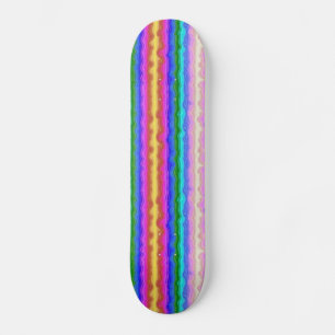 Farbwellen Skateboard