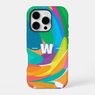 Farbwellen stürzen zusammen iPhone 16 pro hülle