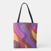 Farbwellen Tasche (Rückseite)