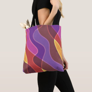 Farbwellen Tasche