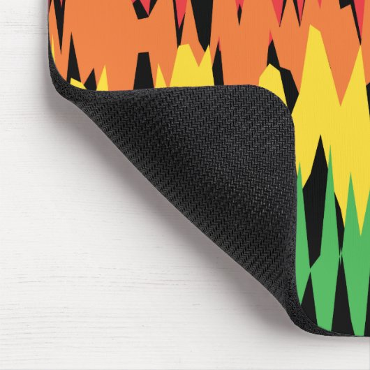 Farbwellen: Vektorillustration: Mousepad (Ecke)