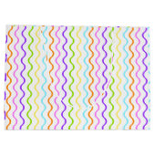 Farbwellenspanner Party Geschenktasche Große Geschenktüte (Rückseite)