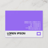 Farbwerkstatt - Lila (9966FF) Visitenkarte (Rückseite)