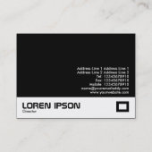 Farbwerkstatt - Schwarz (00000) Visitenkarte (Rückseite)