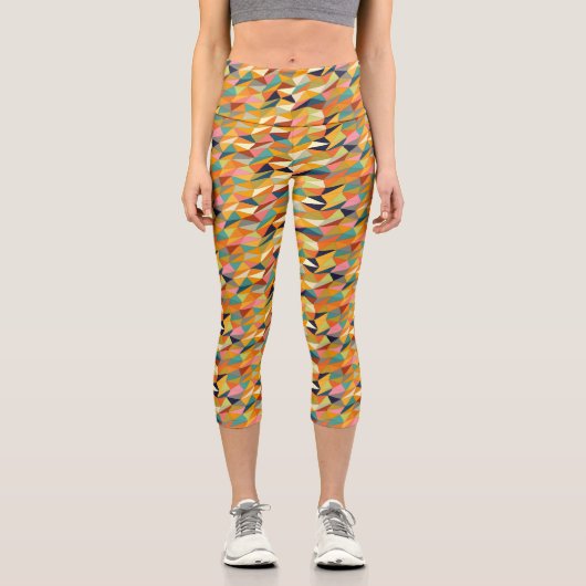 Farbwinkel Capri Leggings (Vorderseite)