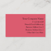 Farbwinkel Modernes Beruflich Visitenkarte (Rückseite)