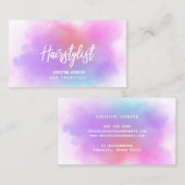 Farbwolke Visitenkarte (Vorne/Hinten)