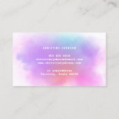 Farbwolke Visitenkarte (Rückseite)