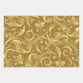 Farbwrapping-Papier für Ferien - Flachblatt Set 3 Geschenkpapier Set (Vorderseite 3)