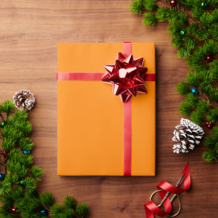 Farbwrapping-Papier für feste Neon Orange Geschenkpapier