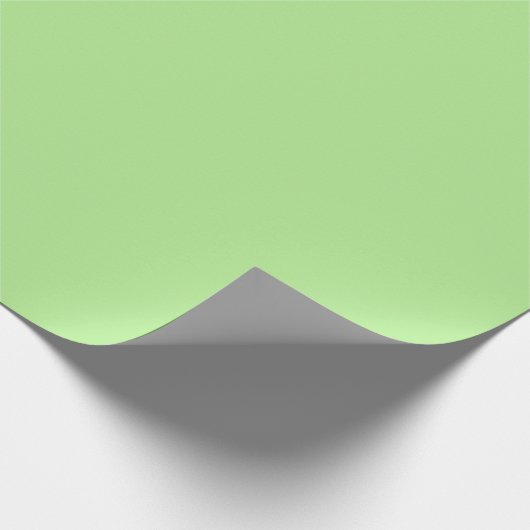 Farbwrapping-Papier in Apple Green Geschenkpapier (Ecke)