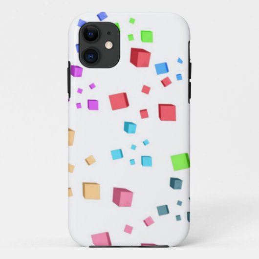 Farbwürfel-Design Case-Mate iPhone Hülle (Rückseite)