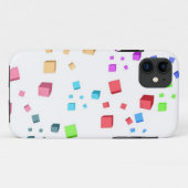 Farbwürfel-Design Case-Mate iPhone Hülle (Rückseite (Horizontal))
