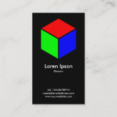 Farbwürfel Visitenkarte (Rückseite)