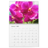 Farbzauber Orchideen Kalender (Jan 2027)