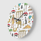 Farbzeichen des ägyptischen Musters Große Wanduhr (Winkel)