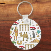 Farbzeichen des ägyptischen Musters Schlüsselanhänger (Vorderseite)