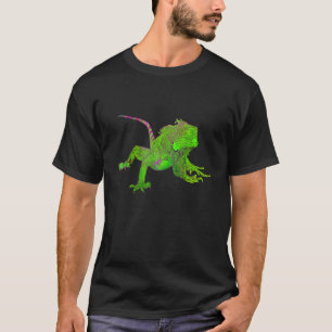 Farbzeichn von Leguan T-Shirt