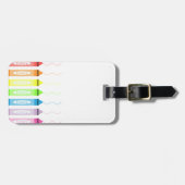 Farbzeit! Gepäckanhänger (Vorderseite horizontal)