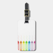 Farbzeit! Gepäckanhänger (Vorderseite vertikal)