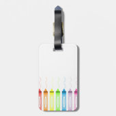 Farbzeit! Gepäckanhänger (Rückseite vertikal)