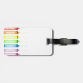 Farbzeit! Gepäckanhänger (Rückseite horizontal)