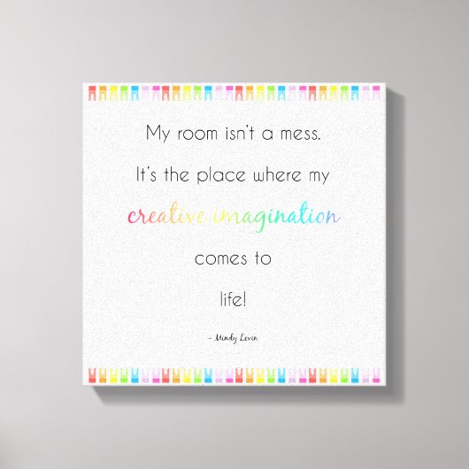 Farbzeit! Leinwanddruck (Vorderseite)