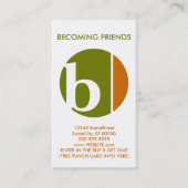 Farbzerstampfungs-Loyalitätsdurchschlag Treuekarte (Vorderseite)