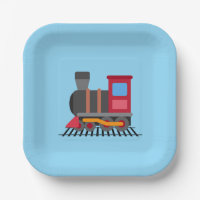 Farbzug Rot, Grau, Orange und Blau