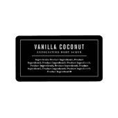 Farbzutaten an weißen Grenzen und Linien Adressaufkleber (Vorne)