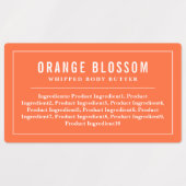 Farbzutaten an weißen Grenzen und Linien Etiketten (Design 1)