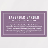 Farbzutaten an weißen Grenzen und Linien Etiketten (Design 1)