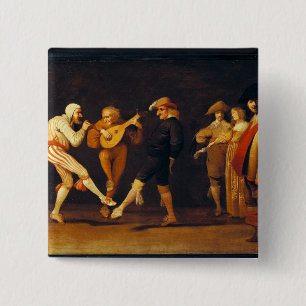 Farce-Schauspieler-Tanzen Button