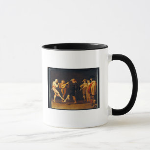 Farce-Schauspieler-Tanzen Tasse